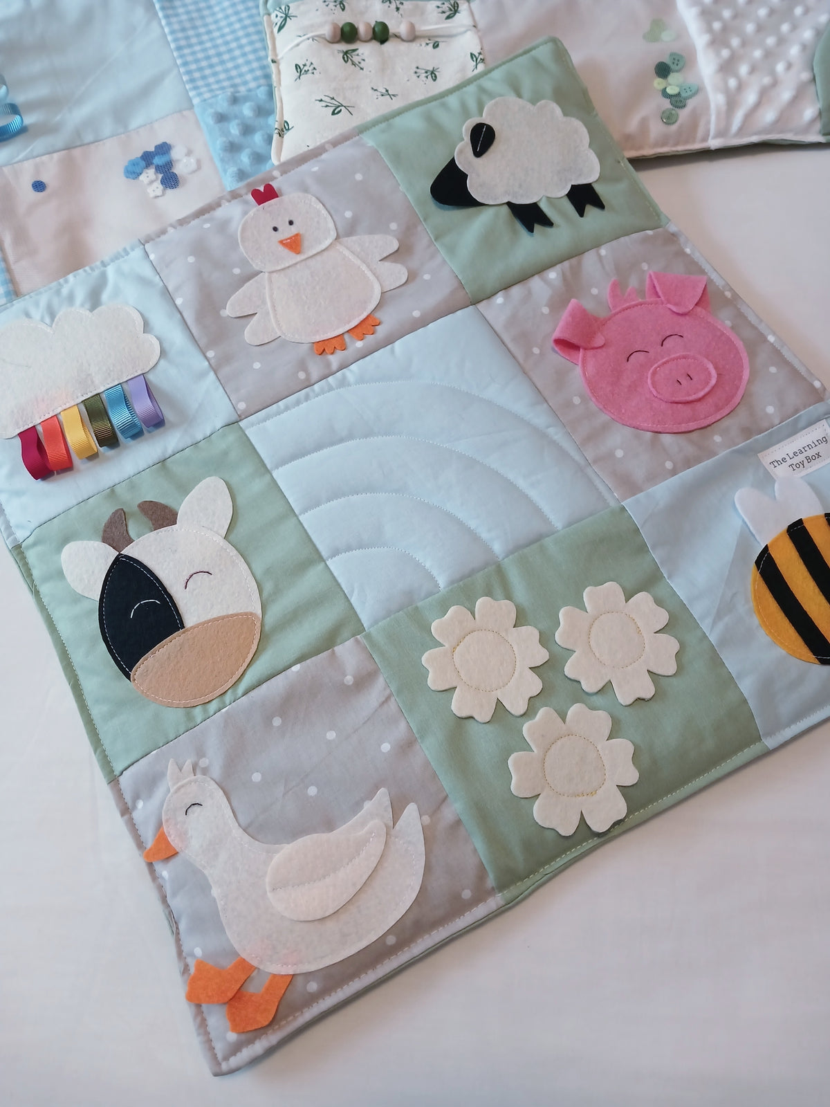 Farm Baby Fidget Quilt