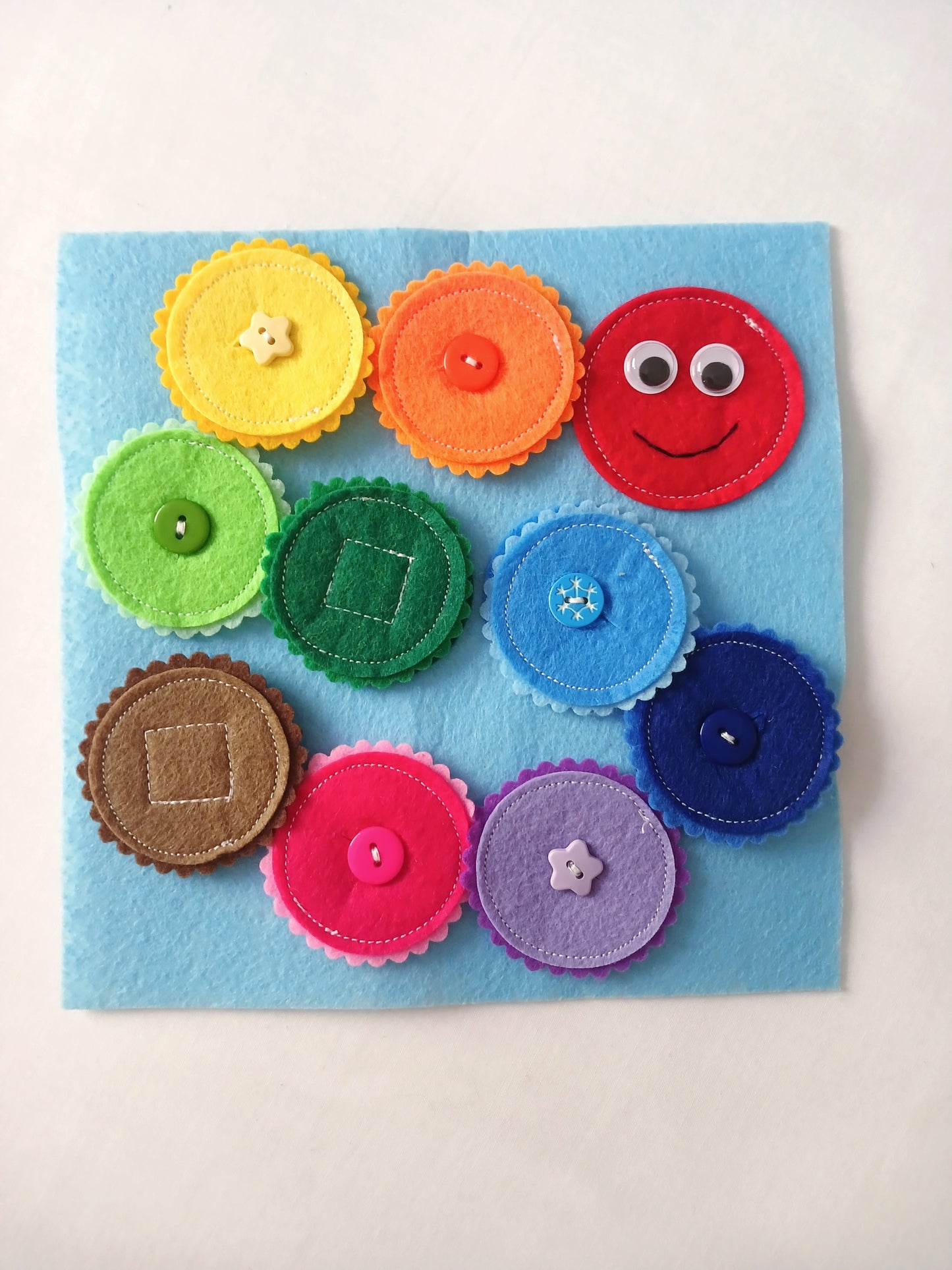 Rainbow Button Worm