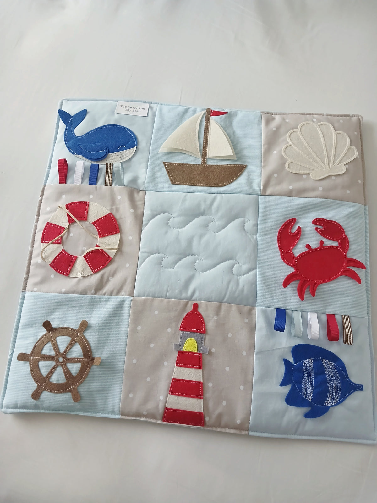 Baby Fidget Quilt - Seaside