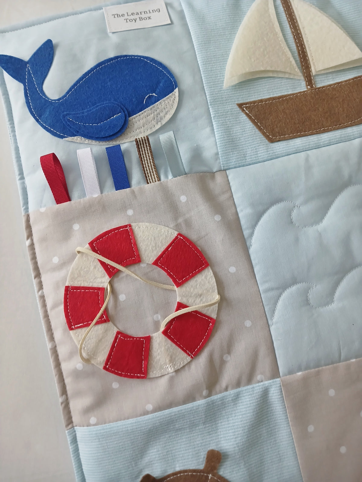 Baby Fidget Quilt - Seaside