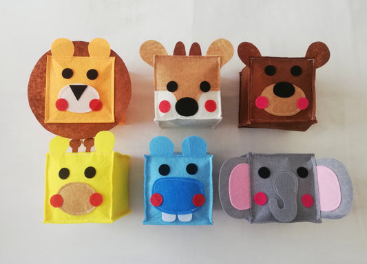Animal Blocks Set of 6