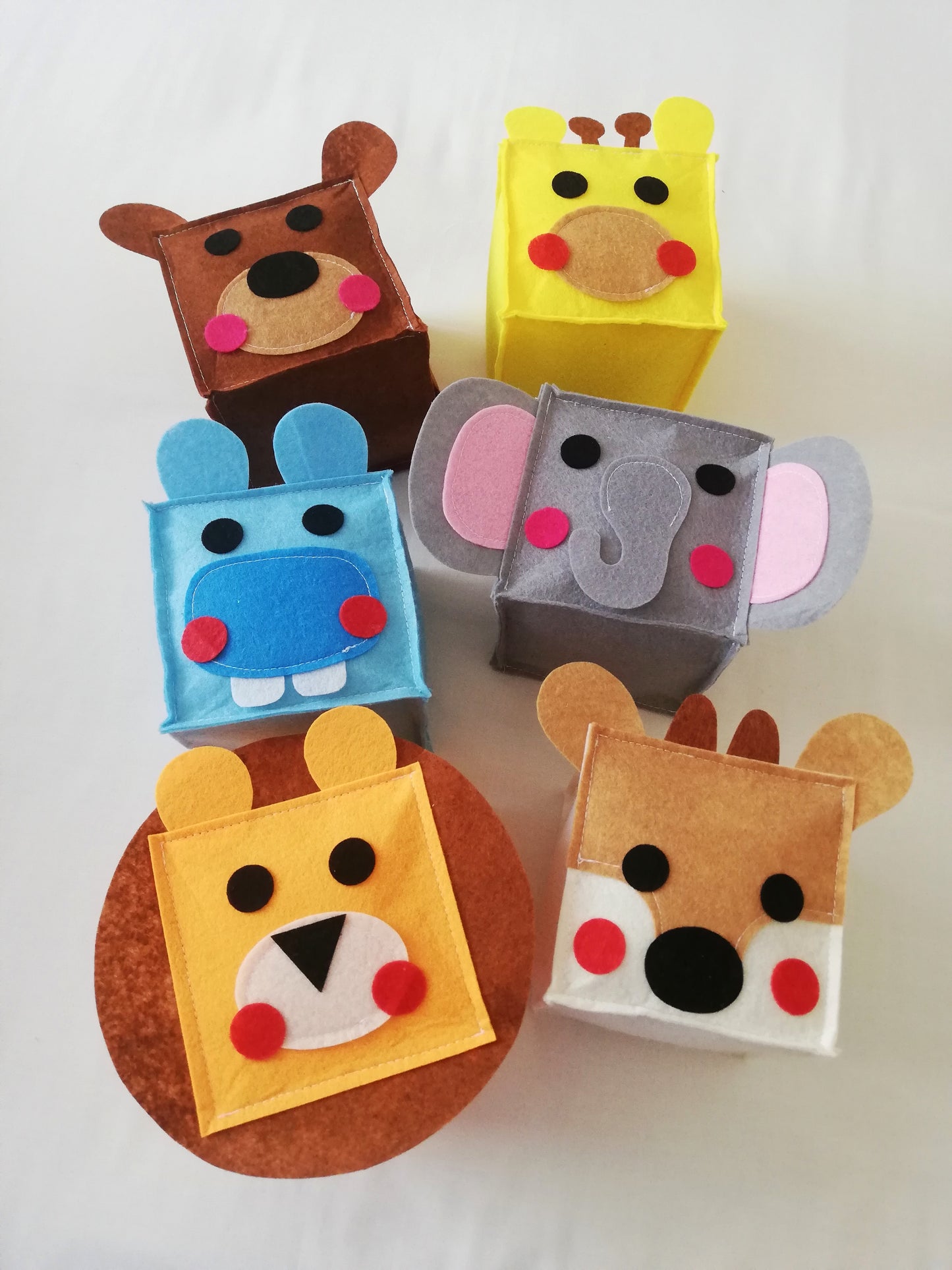 Animal Blocks Set of 6